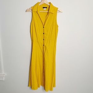Tropical Wear Yellow Summer Dress Size M